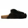 Tory Burch Mule Tory Charm Perfect Shearling Mammouth Black