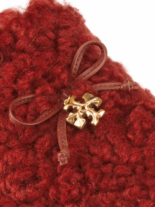 Tory Burch Mule Tory Charm Perfect Shearling Mammouth Black 7 Tory Burch Mule Tory Charm Perfect Shearling Mammouth Black - Image 7