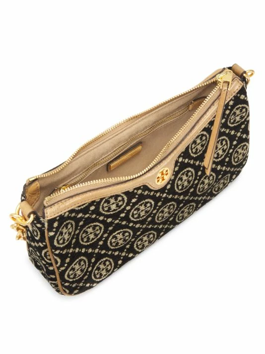 Tory Burch Shoulder Bag T Monogram Chenille 4 Tory Burch Shoulder Bag T Monogram Chenille - Image 4
