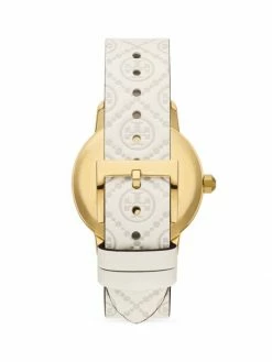 Tory Burch Tory Goldtone Watch Stainless Steel Leather Strap -Tory Burch Shop unnamed file 362