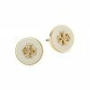 Tory Burch Kira Goldtone Earring Enamel Stud