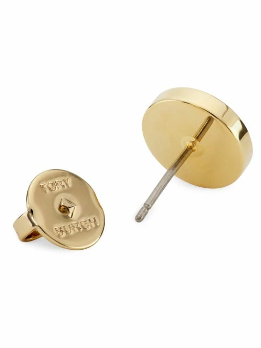 Tory Burch Kira Goldtone Earring Enamel Stud 3 Tory Burch Kira Goldtone Earring Enamel Stud - Image 3