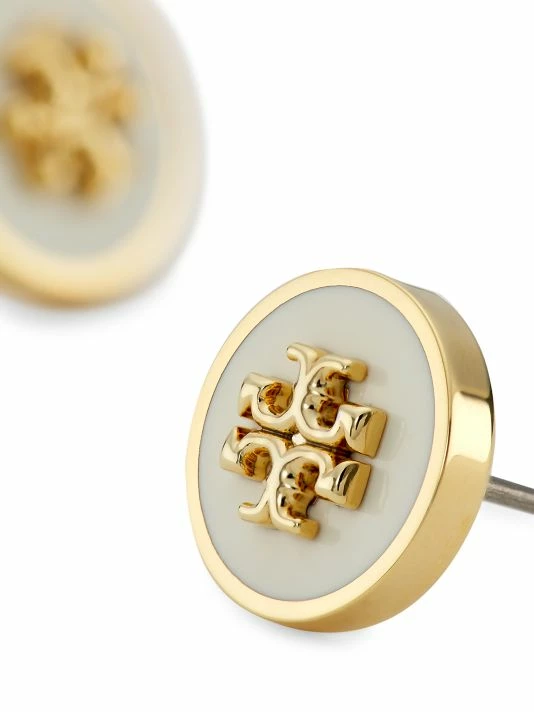 Tory Burch Kira Goldtone Earring Enamel Stud 4 Tory Burch Kira Goldtone Earring Enamel Stud - Image 4
