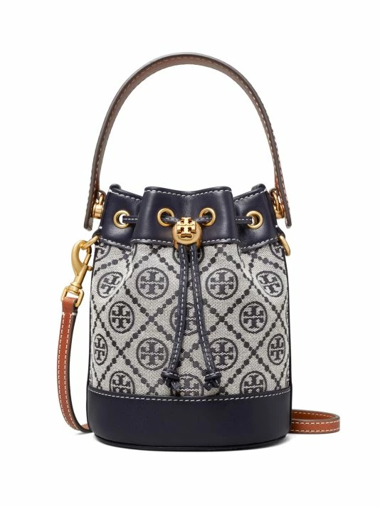 Tory Burch Bag Mini T Monogram Jacquard Bucket 1 Tory Burch Bag Mini T Monogram Jacquard Bucket