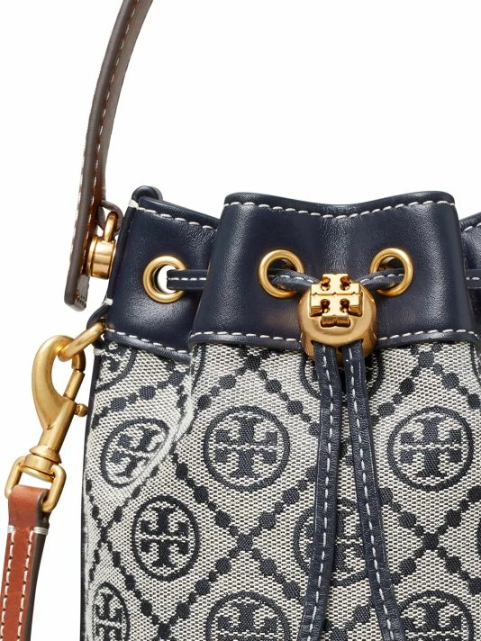 Tory Burch Bag Mini T Monogram Jacquard Bucket 6 Tory Burch Bag Mini T Monogram Jacquard Bucket - Image 6