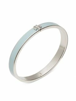 Tory Burch Bangle Kira Enamel 18K Gold-Plated Logo