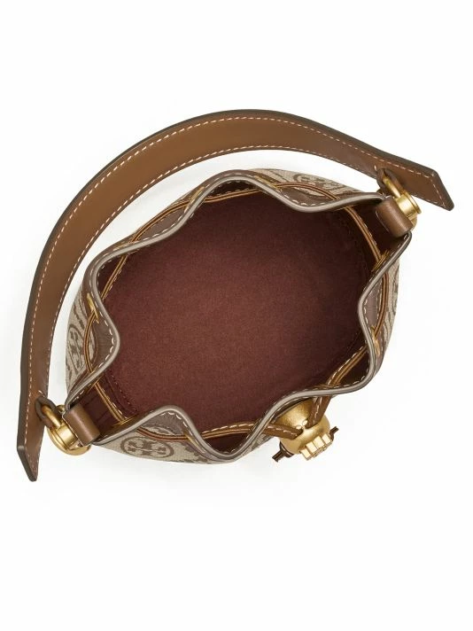 Tory Burch Bag T Monogram Jacquard Mini Bucket 2 Tory Burch Bag T Monogram Jacquard Mini Bucket - Image 2