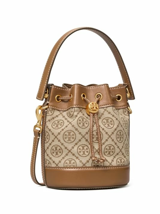 Tory Burch Bag T Monogram Jacquard Mini Bucket 3 Tory Burch Bag T Monogram Jacquard Mini Bucket - Image 3