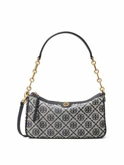 Tory Burch Tory Navy Shoulder Bag Logo Jacquard -Tory Burch Shop unnamed file 412