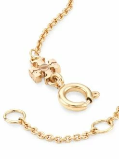 Tory Burch Charm Bracelet Logo Kira 18K-Gold-Plated Enamel -Tory Burch Shop unnamed file 415