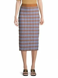 Tory Burch Midi-Skirt Knit Bubble Stripe -Tory Burch Shop unnamed file 423