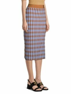 Tory Burch Midi-Skirt Knit Bubble Stripe -Tory Burch Shop unnamed file 424