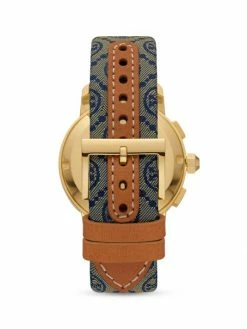 Tory Burch The Tory Goldtone, Watch Luggage Jacquard Leather -Tory Burch Shop unnamed file 431