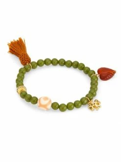 Tory Burch Charm Bracelet Beaded Roxanne