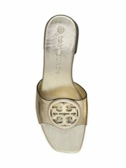 Tory Burch Bombé Miller Sandal Leather Slide Metallic -Tory Burch Shop unnamed file 449
