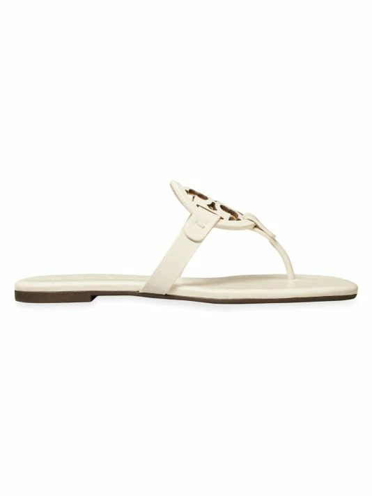 Tory Burch Sandal, Miller Leather Soft Orange Citrine 8 Tory Burch Sandal, Miller Leather Soft Orange Citrine - Image 8