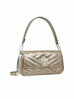 Tory Burch Shoulder Bag Leather Small Flap Chevron Kira Metallic -Tory Burch Shop unnamed file 508