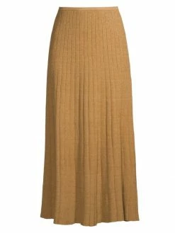 Tory Burch Rib-Knit Midi-Skirt