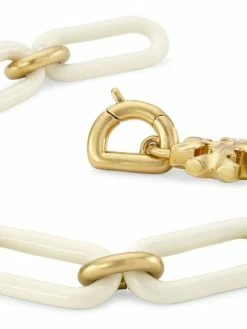 Tory Burch Logo Chain Bracelet Roxanne 18K-Gold-Plated Enamel -Tory Burch Shop unnamed file 545