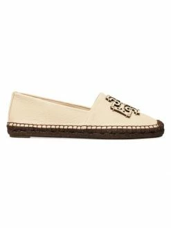 Tory Burch Espadrille Logo Ine Leather