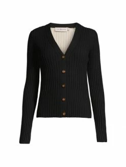 Tory Burch Cardigan Camel Colorblocked Ribbed -Tory Burch Shop unnamed file 565