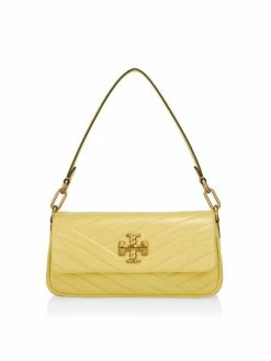 Tory Burch Shoulder Bag Kira Leather Small Patent Flap Chevron