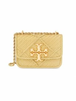 Tory Burch Bag Small Eleanor Woven Leather Crossbody