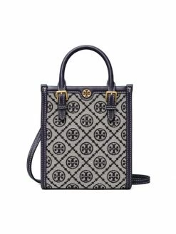 Tory Burch Tory Navy Tote T Monogram Jacquard Mini -Tory Burch Shop unnamed file 616