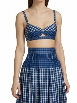 Tory Burch Picnic Plaid Bra Top -Tory Burch Shop unnamed file 619