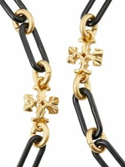 Tory Burch Logo Chain Necklace Roxanne 18K-Gold-Plated Enamel -Tory Burch Shop unnamed file 636