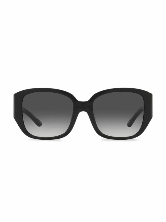 Tory Burch Sunglass 54Mm Square Black 1 Tory Burch Sunglass 54Mm Square Black