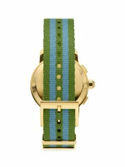 Tory Burch Tory Goldtone Watch Stainless Steel Fabric Chronograph 6 Tory Burch Tory Goldtone Watch Stainless Steel Fabric Chronograph -Tory Burch Shop unnamed file 709