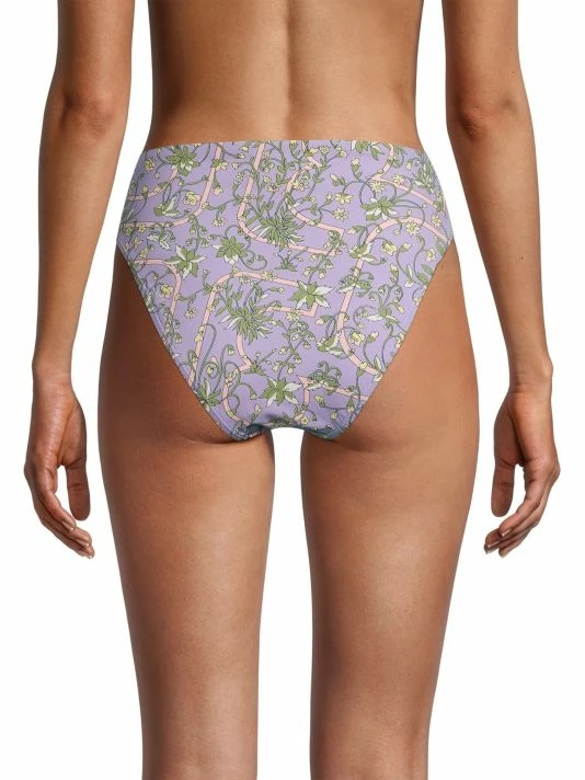 Tory Burch Bikini Bottom High-Waisted Floral 4 Tory Burch Bikini Bottom High-Waisted Floral - Image 4