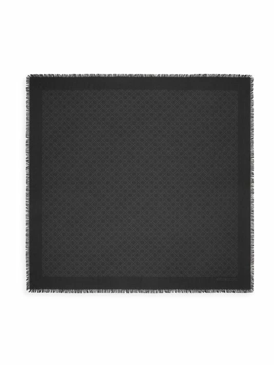 Tory Burch Traveler Scarf Jacquard Monogram Pink 4 Tory Burch Traveler Scarf Jacquard Monogram Pink - Image 4