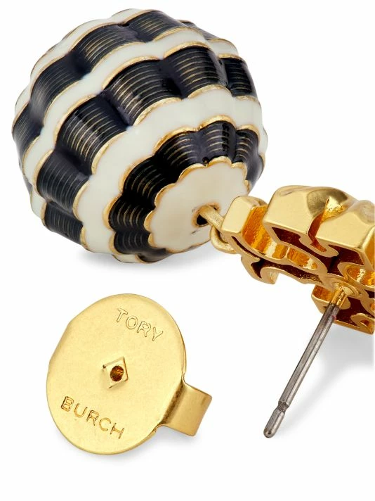 Tory Burch Earring 18K-Gold-Plated Enamel Drop Roxanne 3 Tory Burch Earring 18K-Gold-Plated Enamel Drop Roxanne - Image 3