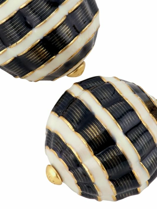 Tory Burch Earring 18K-Gold-Plated Enamel Drop Roxanne 4 Tory Burch Earring 18K-Gold-Plated Enamel Drop Roxanne - Image 4