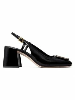 Tory Burch Pump Leather Patent Georgia Slingback