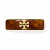 Tory Burch Barrette Logo Kira Ivory Small