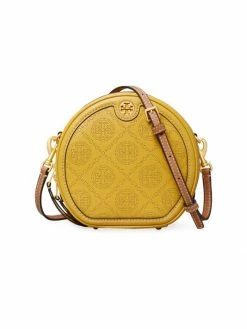 Tory Burch Bag T Monogram Leather Perforated Moon