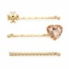 Tory Burch Set Hairpin 3-Piece Embellished