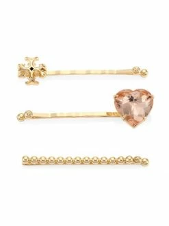 Tory Burch Set Hairpin 3-Piece Embellished