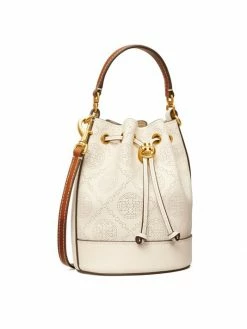 Tory Burch Bag T Monogram Leather Mini Perforated Bucket -Tory Burch Shop unnamed file 863