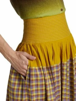 Tory Burch Plaid Colorblock Skirt Veronica -Tory Burch Shop unnamed file 872