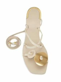 Tory Burch Sandal Leather Ankle-Tie Knotted -Tory Burch Shop unnamed file 919