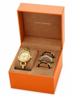 Tory Burch Set Watch Bracelet Stainess Steel Goldtone Miller -Tory Burch Shop unnamed file 935