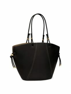 Tory Burch Spaghetti Strap Tote Leather Black 9 Tory Burch Spaghetti Strap Tote Leather Black -Tory Burch Shop unnamed file 955