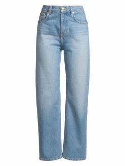 Tory Burch Jean Wide-Leg Crop High-Rise Classic
