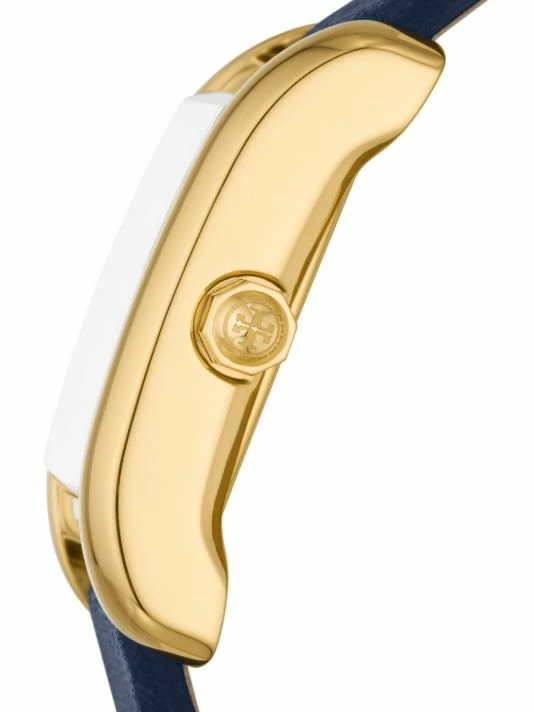 Tory Burch Watch Eleanor Leather Strap Goldtone 2 Tory Burch Watch Eleanor Leather Strap Goldtone - Image 2