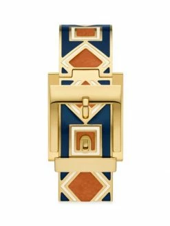 Tory Burch Watch Bangle Bracelet Buddy Stainless Steel Enamel Goldtone 6 Tory Burch Watch Bangle Bracelet Buddy Stainless Steel Enamel Goldtone -Tory Burch Shop unnamed file 991